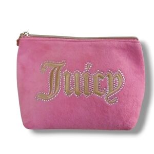 NWOT Juicy Couture Velour Cosmetic Bag